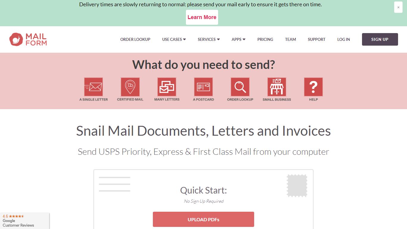 Mailform | How to send a letter online, right from your computer